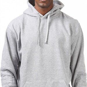 Pro Club Men's Comfort Pullover Hoodie (148), Heather Gray - NEW